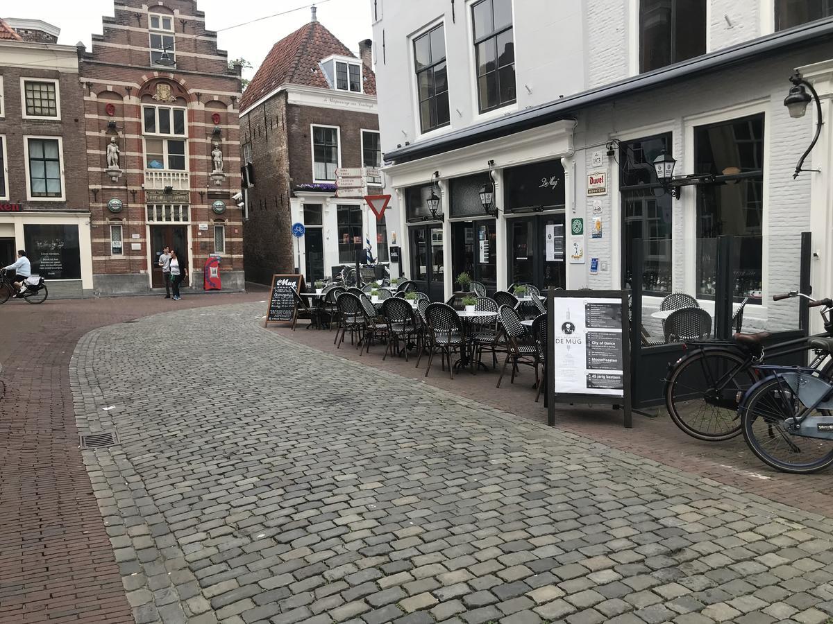 Cafe Restaurant Hotel De Mug Middelburg Exteriér fotografie