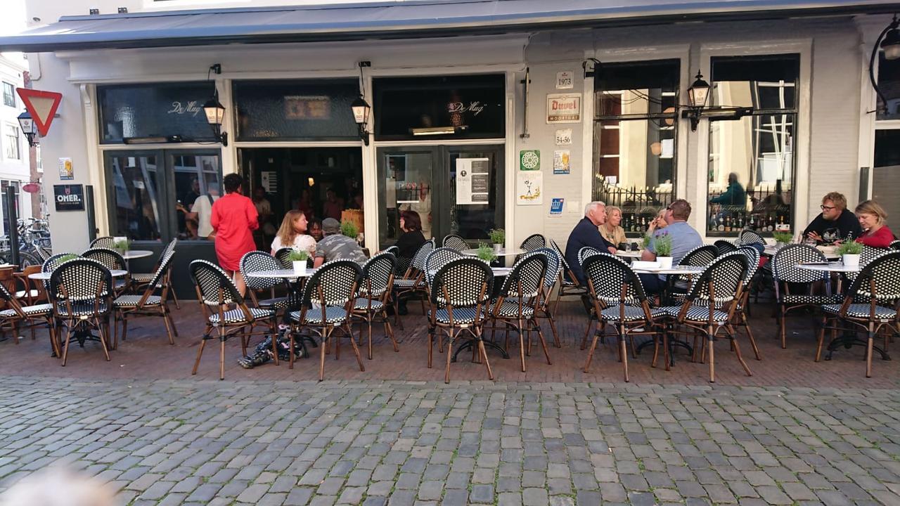Cafe Restaurant Hotel De Mug Middelburg Exteriér fotografie